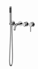 Смеситель Vincea Villa VTFW-1VL1CH для ванны и душа скрытый монтаж хром