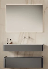 Комплект мебели Vincea Caprise 100 серый матовый