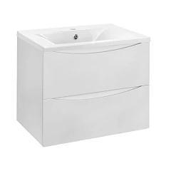 Тумба с раковиной Vincea Mia VMC-2MA600GW 60 белый глянец