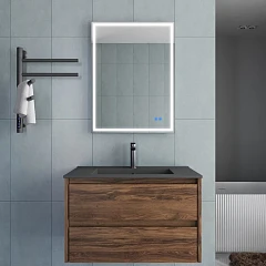 Комплект мебели Vincea Gio 80 дуб чарльстон (раковина антрацит)