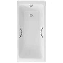 Чугунная ванна Delice Parallel 170х70 с ручками