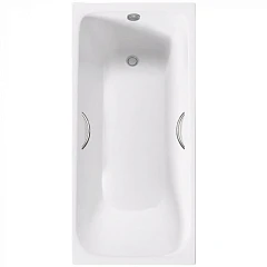 Чугунная ванна Delice Continental Plus 170х70 с ручками (комплект)