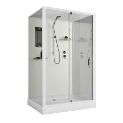 Душевая кабина Niagara Standart ST120/90/15Q/BK 120х90х200 низкий поддон белая без крыши