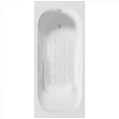 Чугунная ванна Delice Malibu 180х80 с антискользящим покрытием (комплект)