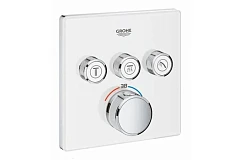 Внешняя часть для термостата Grohe Grohtherm SmartControl 29157LS0 для ванны и душа белая Внешняя часть для термостата Grohe Grohtherm SmartControl 29157LS0 для ванны и душа белая