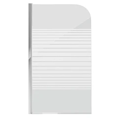 Шторка для ванны Grossman GR-100P 80*140 L/R