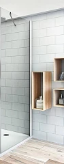 Душевая боковая стенка Roth Tower Line TB 90*200 профиль матовый хром Душевая боковая стенка Roth Tower Line TB 90*200 профиль матовый хром