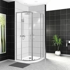 Душевой уголок BelBagno UNO-195-RH-2-120/80-C-Cr 120*80*195 L/R без поддона