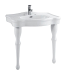 Раковина Creo Ceramique Orleans 81*55 на двух фигурных ножках Раковина Creo Ceramique Orleans 81*55 на двух фигурных ножках