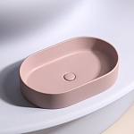 Накладная раковина Ceramicanova Element 60,8*38,5 розовая матовая Накладная раковина Ceramicanova Element 60,8*38,5 розовая матовая