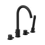 Смеситель на борт ванны Damixa Scandinavian Pure 360400300 на 4 отверстия черный матовый Смеситель на борт ванны Damixa Scandinavian Pure 360400300 на 4 отверстия черный матовый