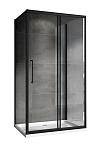 Душевой уголок ABBER Schwarzer Diamant П-образный AG30170BH-S90B-S90B 170*90*195 L/R без поддона