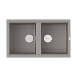 Кухонная мойка Omoikiri Kitagawa 86*51 Leningrad Grey двойная Кухонная мойка Omoikiri Kitagawa 86*51 Leningrad Grey двойная