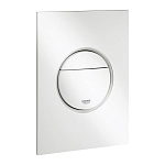 Клавиша смыва Grohe Nova Cosmopolitan 37601SH0 пневматическая вертикальная белая размер S Клавиша смыва Grohe Nova Cosmopolitan 37601SH0 пневматическая вертикальная белая размер S