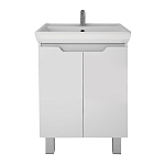 Тумба под раковину Dreja Q Plus (D) 60 белый глянец Тумба под раковину Dreja Q Plus (D) 60 белый глянец