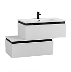 Тумба с раковиной Cezares Slider 80 Bianco Opaco с нижней тумбой Тумба с раковиной Cezares Slider 80 Bianco Opaco с нижней тумбой