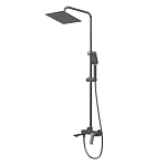 Душевая стойка Grossman Cosmo 500.K35.02.420 с верхним душем, ручной лейкой и смесителем, графит сатиновый Душевая стойка Grossman Cosmo 500.K35.02.420 с верхним душем, ручной лейкой и смесителем, графит сатиновый