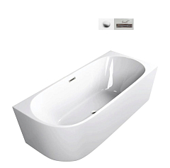 Акриловая ванна Ceruttispa Ami R 170х75 отдельностоящая, белая, со сливом-переливом Акриловая ванна Ceruttispa Ami R 170х75 отдельностоящая, белая, со сливом-переливом