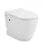 Приставной унитаз ABBER Bequem AC1115P 36*58 с крышкой-сиденьем микролифт Slim, с импульсным сливом