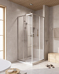 Душевой уголок Cezares Relax 304-A-2-90-C-CR 90*90*200 без поддона Душевой уголок Cezares Relax 304-A-2-90-C-CR 90*90*200 без поддона