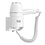 Фен Puff 1800 белый/хром настенный Фен Puff 1800 белый/хром настенный