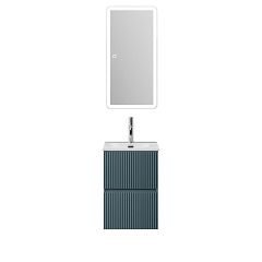 Комплект мебели BelBagno Uno-Mini 40 голубой матовый