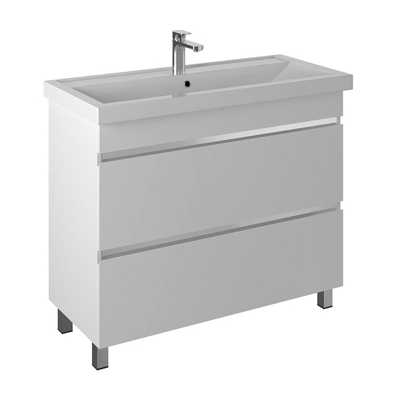 Тумба под раковину Briz Элен Классик 100 белый глянец