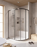 Душевой уголок Cezares Relax 304-RH-2-120/90-C-GM 120*90*200 профиль оружейная сталь без поддона Душевой уголок Cezares Relax 304-RH-2-120/90-C-GM 120*90*200 профиль оружейная сталь без поддона