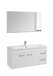 Комплект мебели Aquaton Диор 120 белый глянец