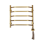 Электрический полотенцесушитель Domoterm Лаура П5 50*50 R с ТЭНом бронза