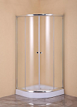 Душевой уголок Agger A01-090MCR 88*88*200 стекла матовые с поддоном