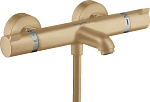 Термостат Hansgrohe Ecostat Comfort 13114140 для ванны и душа без душевых аксессуаров шлифованная бронза Термостат Hansgrohe Ecostat Comfort 13114140 для ванны и душа без душевых аксессуаров шлифованная бронза
