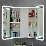Зеркало-шкаф Alavann Cosmetic Light 80 поворотное зеркало с приближением L/R Зеркало-шкаф Alavann Cosmetic Light 80 поворотное зеркало с приближением L/R