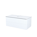 Тумба под раковину Iddis Aiger 100 со столешницей белая