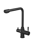 Смеситель Rush MS9035-33Black для кухни с функцией подключения фильтра черный Смеситель Rush MS9035-33Black для кухни с функцией подключения фильтра черный