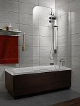 Шторка на ванну Radaway Torrenta PND 121*150 R прозрачное стекло