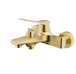 Смеситель Esko Shanghai Gold SHA54Gold для ванны и душа, c аксессуарами, брашированное золото Смеситель Esko Shanghai Gold SHA54Gold для ванны и душа, c аксессуарами, брашированное золото