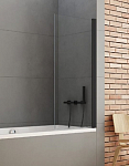 Душевая шторка на ванну New Trendy New Soleo Black P-0040 90*140 L/R Душевая шторка на ванну New Trendy New Soleo Black P-0040 90*140 L/R