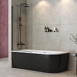 Душевая шторка на ванну Cezares Liberta LIBERTA-V-1-TB-90/155-C-NERO 90*155 L/R Душевая шторка на ванну Cezares Liberta LIBERTA-V-1-TB-90/155-C-NERO 90*155 L/R