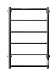 Электрический полотенцесушитель Двин J neo 80*50 6 перекладин черный матовый