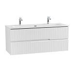 Тумба с раковиной Cezares DUET-N 120 Bianco Opaco с двумя ящиками (раковина CZR-8073-120-1-2) Тумба с раковиной Cezares DUET-N 120 Bianco Opaco с двумя ящиками (раковина CZR-8073-120-1-2)
