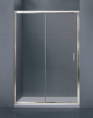 Душевая дверь в нишу BelBagno UNO-BF-1 140*200 L/R стекло прозрачное с поддоном 140*90*15