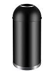 Мусорное ведро WeltWasser Robby BL 70L черный матовый без крышки Мусорное ведро WeltWasser Robby BL 70L черный матовый без крышки