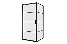 Душевой уголок Bravat Black Line 90*90*195 L/R BS090.2115B без поддона