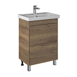 Тумба под раковину Briz Риччи 60 дуб веллингтон табак