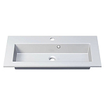 Встраиваемая раковина Uperwood Aurora 71*36 белая глянцевая