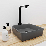 Накладная раковина Uperwood Respect Square 39*39 бетон графит Накладная раковина Uperwood Respect Square 39*39 бетон графит