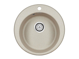 Кухонная мойка Paulmark Gelegen PM404800-BE 48*48 бежевая Кухонная мойка Paulmark Gelegen PM404800-BE 48*48 бежевая