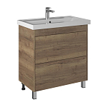 Тумба под раковину Briz Риччи 80 дуб веллингтон табак