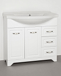 Тумба с раковиной Style Line Олеандр-2 90 белая Тумба с раковиной Style Line Олеандр-2 90 белая